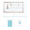Pearhead My First Year Milestone Picture Frame, 0-12 Months Baby Photos, Baby Girl or Baby Boy Nursery Decor, Gender-Neutral Newborn Baby Gift, 13 Photo Inserts, Distressed Wood